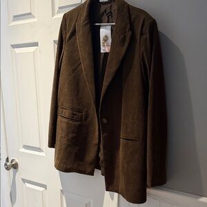 Brown Corduroy Blazer